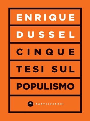 cover image of Cinque tesi sul populismo